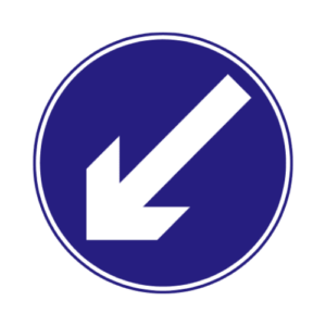Keep left arrow