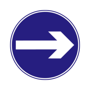 Turn right arrow