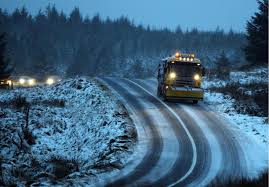 A snowy Donegal Road