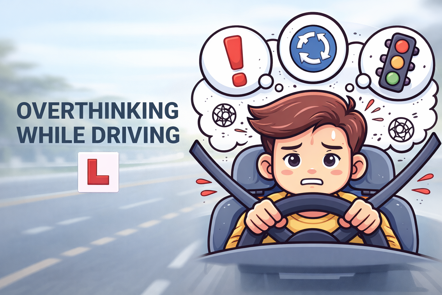 Overthinking While Driving: A Guide for Learner Drivers & Parents