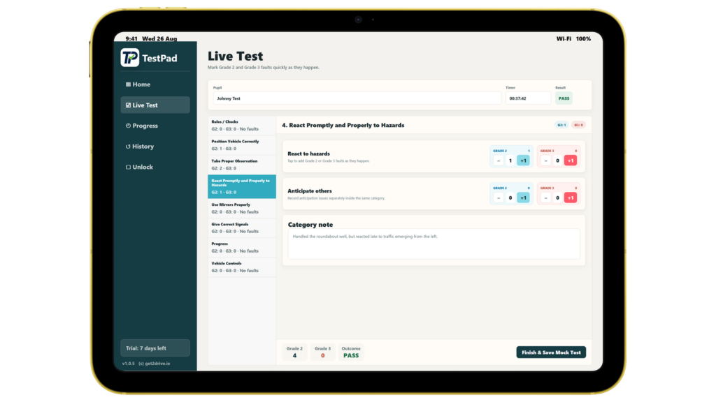 TestPad screenshot image